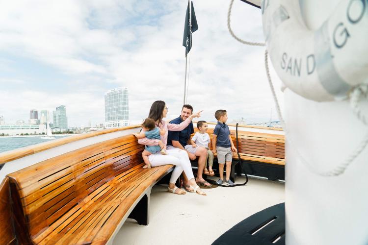 Family on Ferry