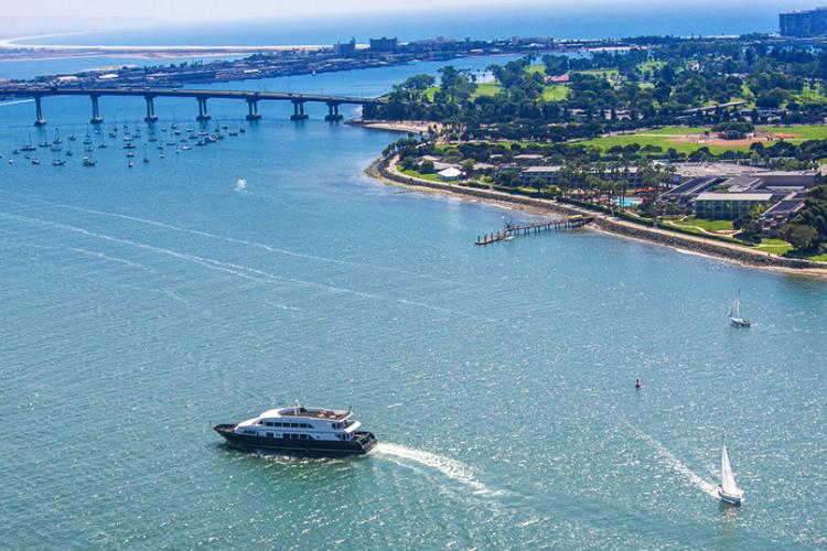 Beautiful views of Coronado Island