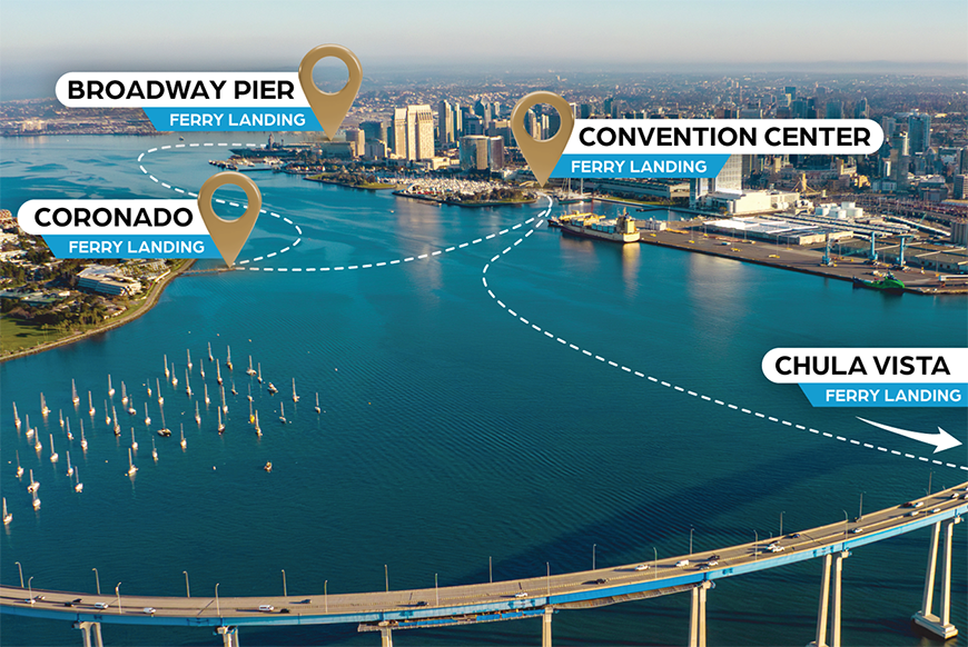 Flagship Ferry - Baywide Route Map
