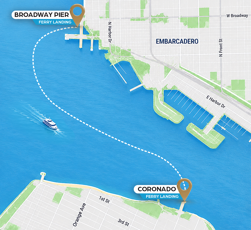 Flagship Ferry - Broadway/Coronado Routes